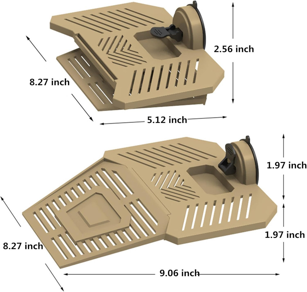Turtle Resting Basking Platform, Turtles Ramp Removable Tortoise Climbing Lad...