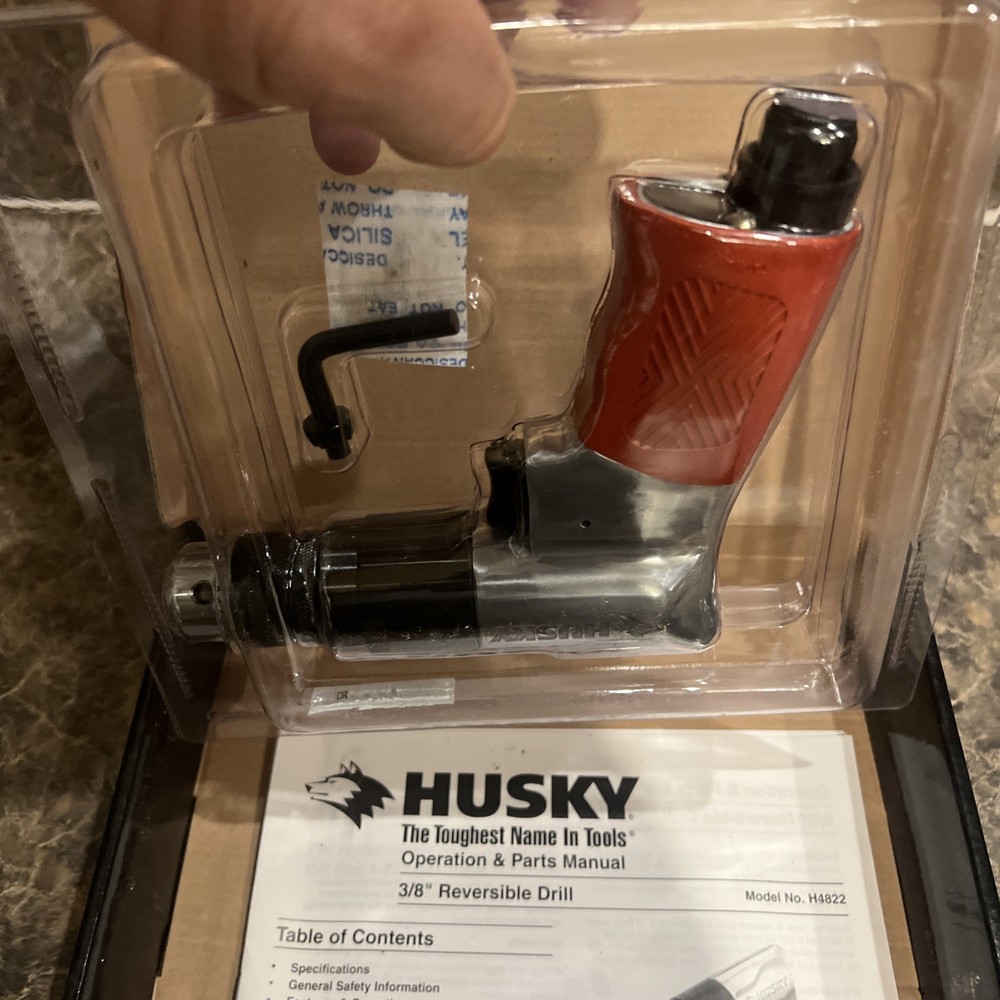 Husky 3/8 reversible drill 1800 rpm