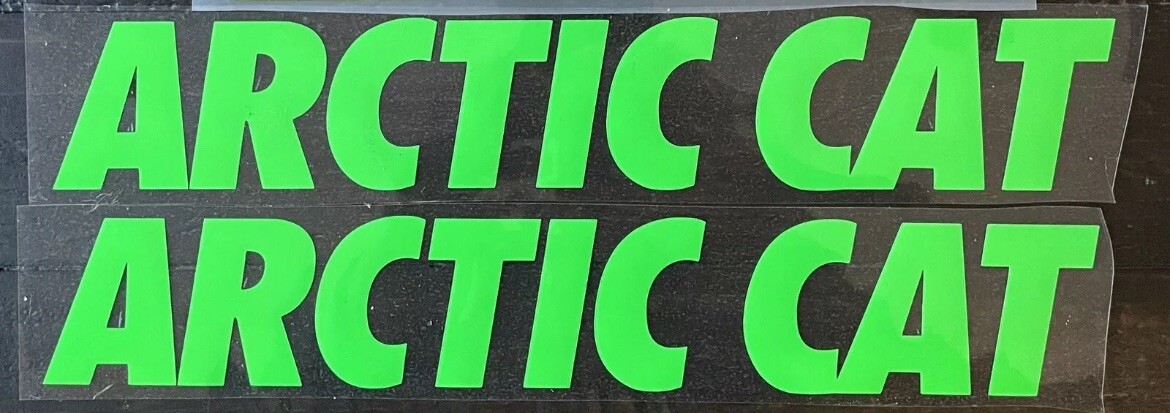 Arctic Cat Zr Zrt 580 600 800 900 Seat Graphics Decals Iron On Snowmobile