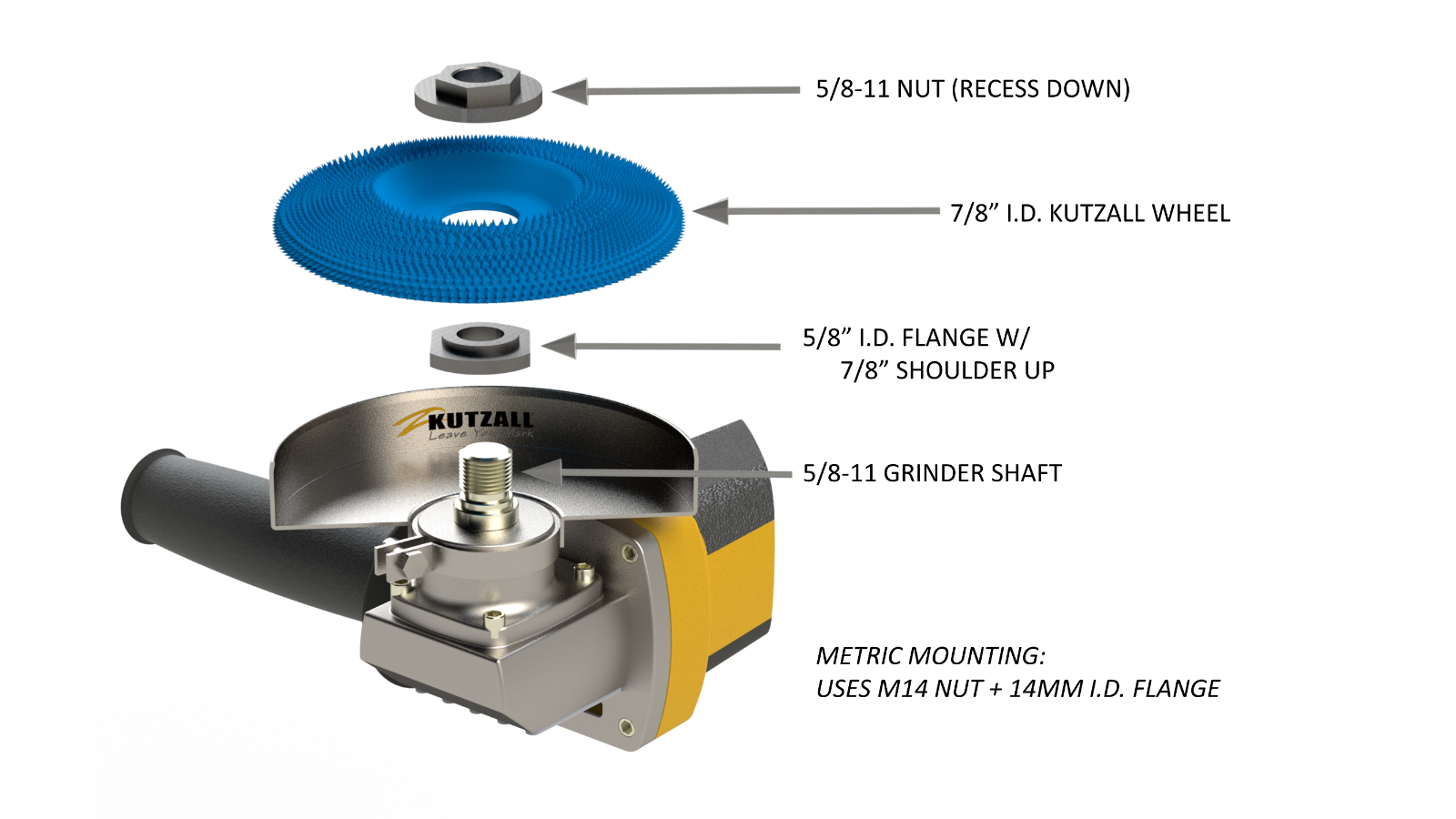 Kutzall Extreme Shaping Dish, Very Coarse, 4-1/2" (114.3mm) Diameter (DW412X120)
