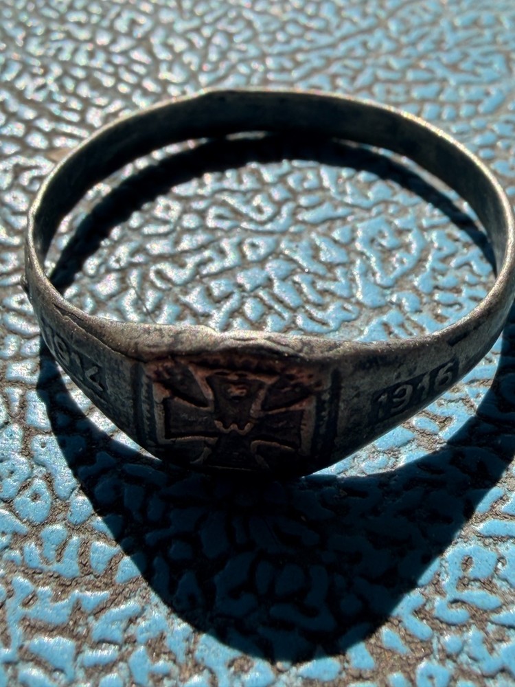 German silver Ring. WW2.