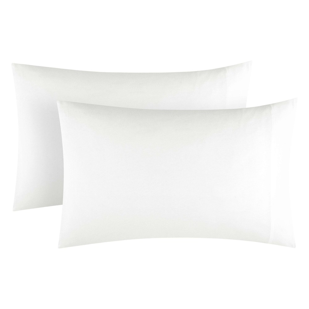 Extra Soft Jersey Pillowcase Set, King, Arctic White, 2 Pieces