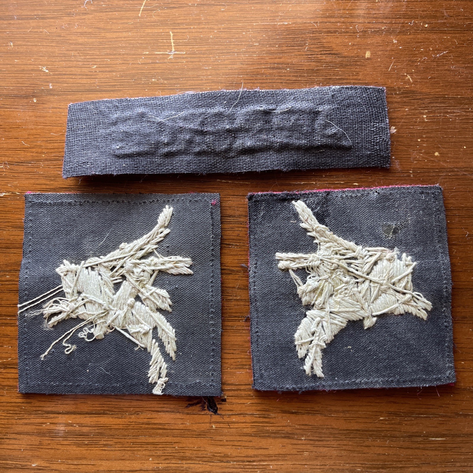 WWII British Army Airborne Shoulder Patches And Tab..TM1102