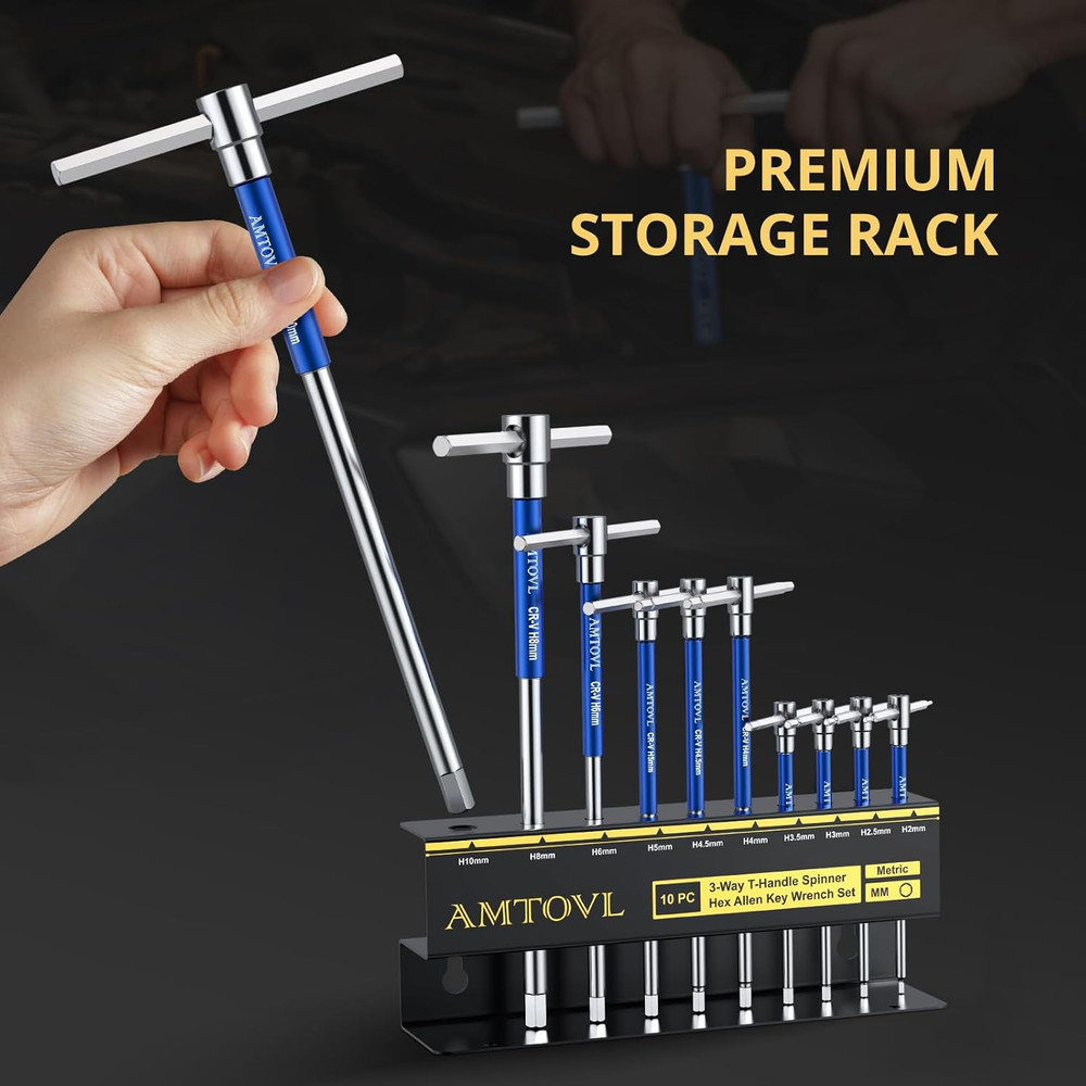 19PCS T-Handle Hex Key Set - Ultimate Allen Wrench Bundle for Every Task