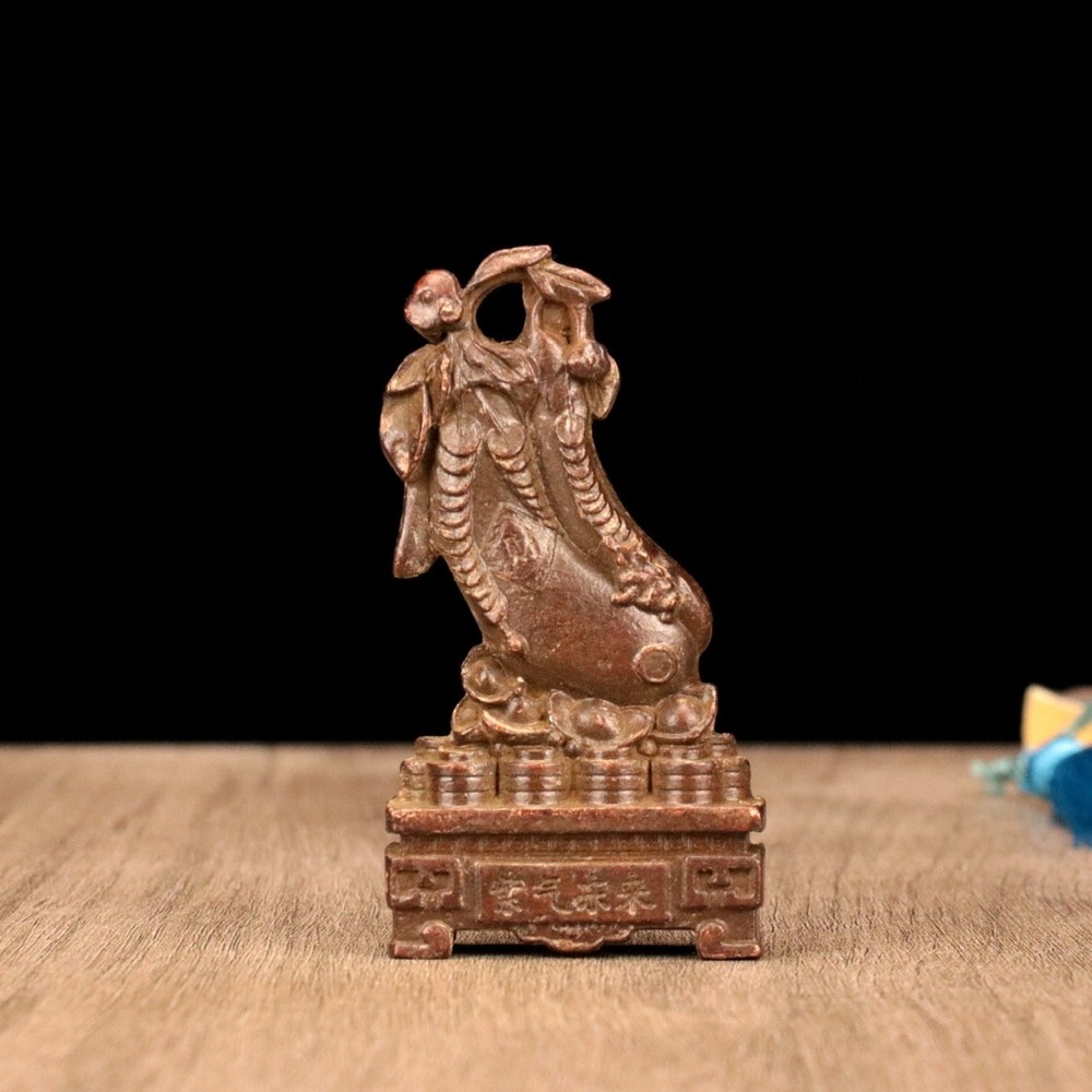 Chinese classical bronze eggplant