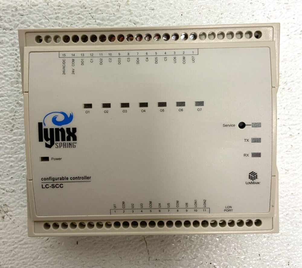 LynxSpring LC-SCC LonMark Mountable Configurable Unit Controller System 251D