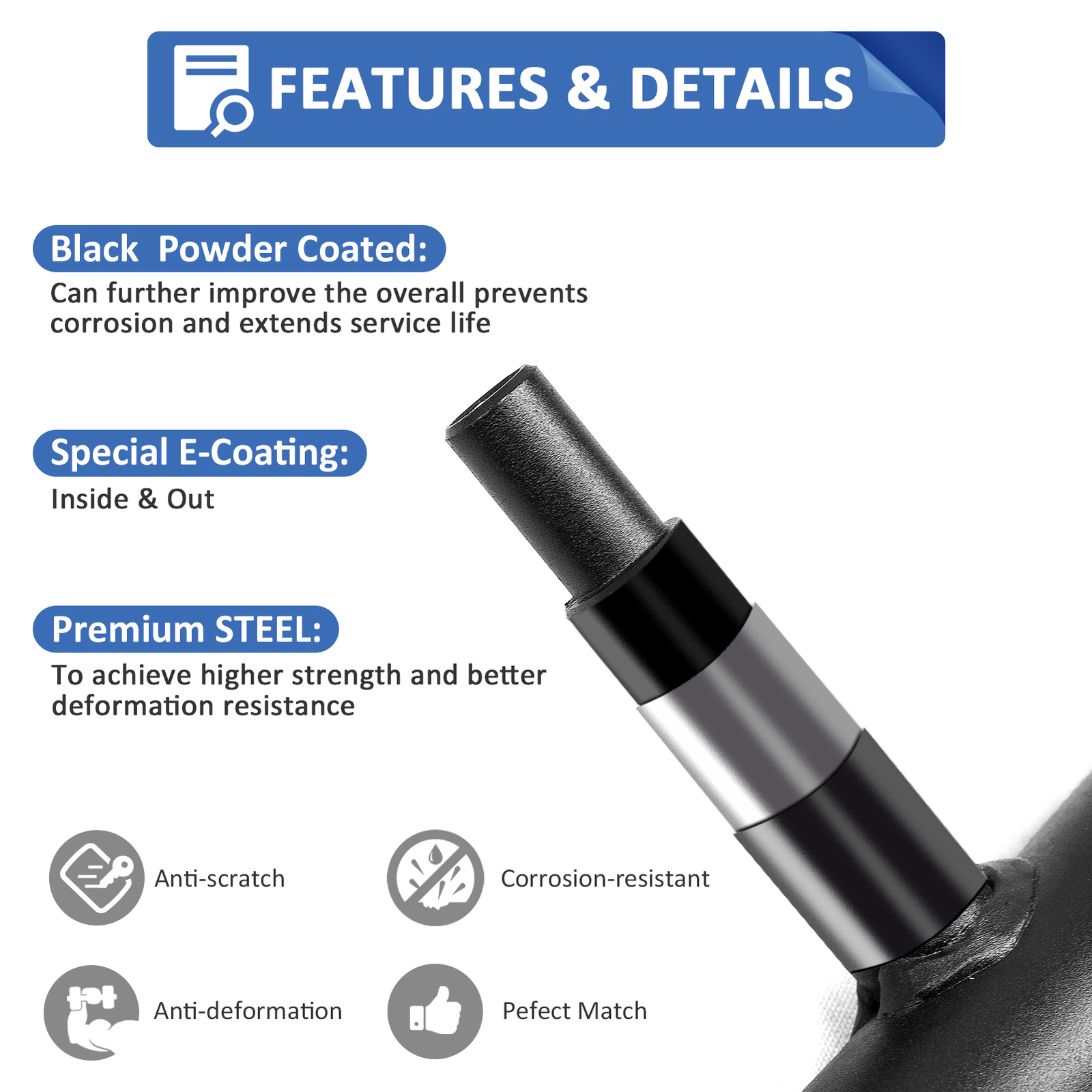 Steel Nerf Bars Rock Sliders For Polaris RZR Pro XP/Turbo R/Pro R/PRO S 2020-UP