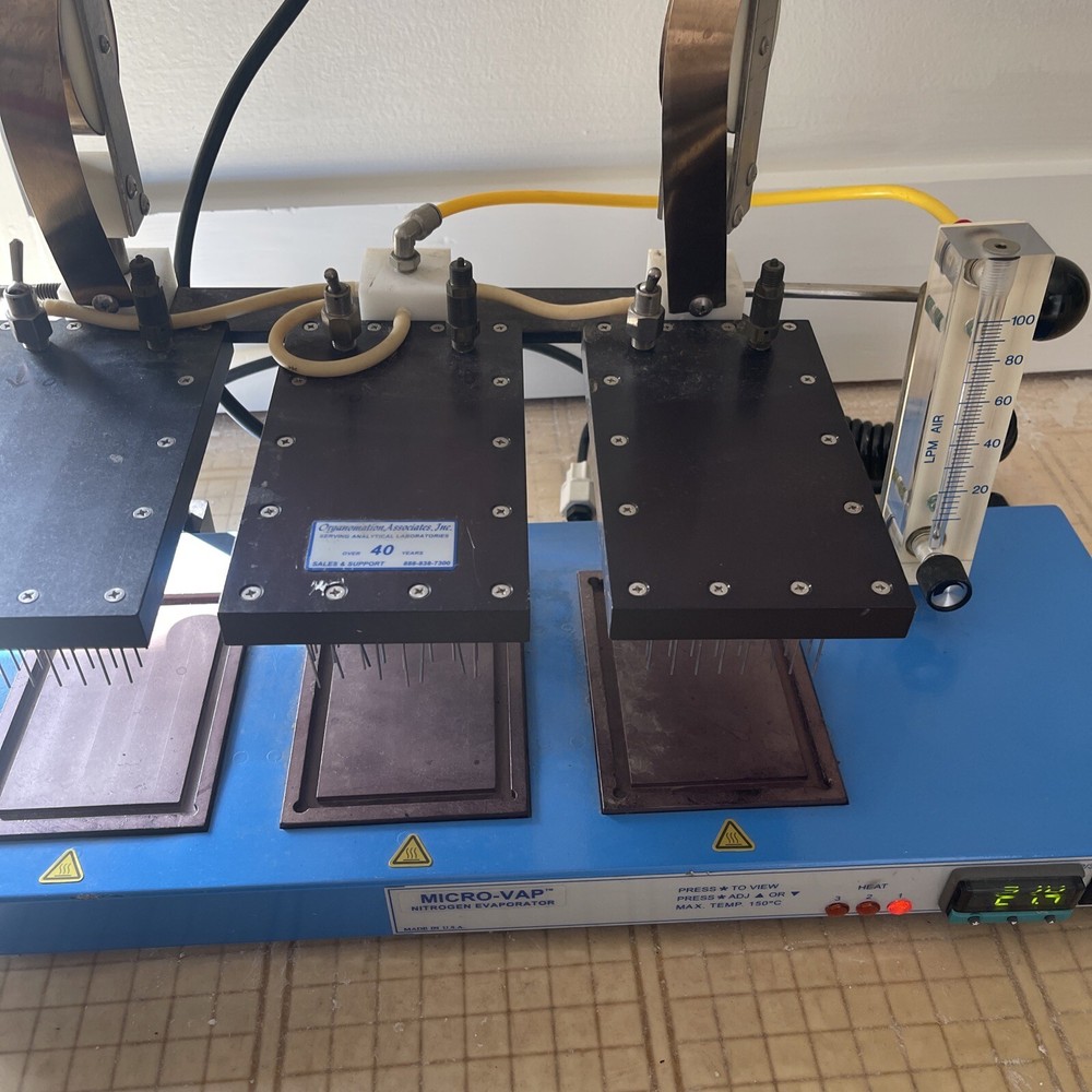 Organomation MicroVap Triple Evaporator Good Working Condition Nitrogen