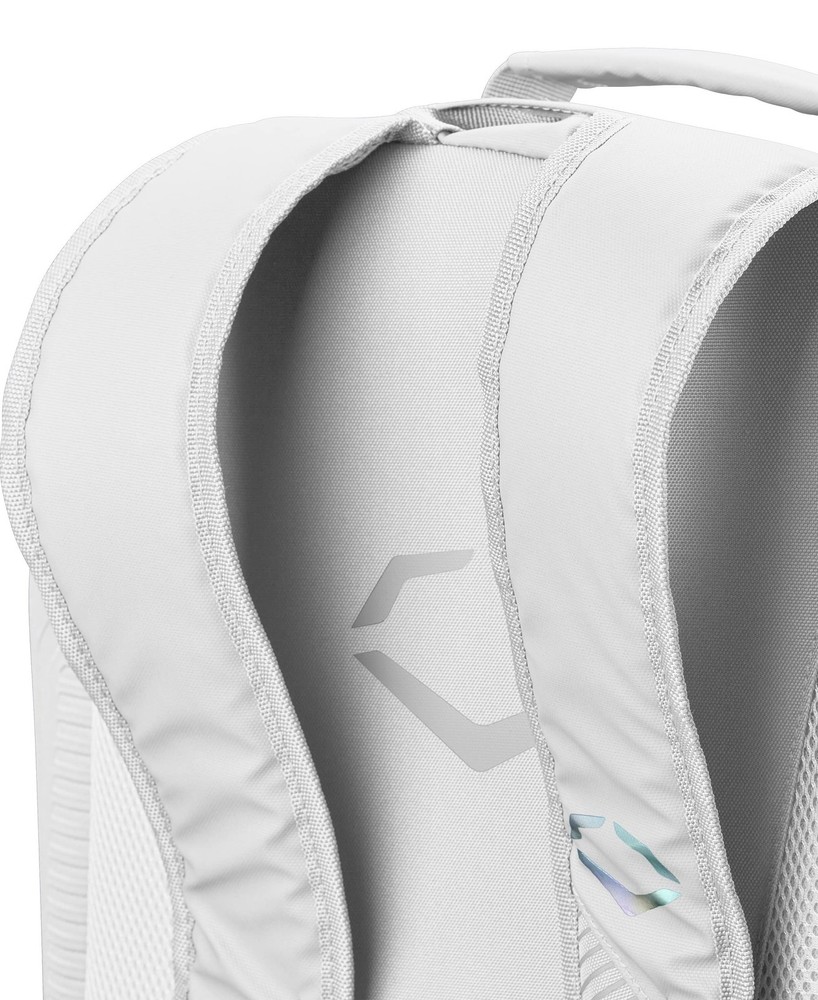 Evoshield Tone Set Team White Baseball Backpack Water Resistant Large Capacity