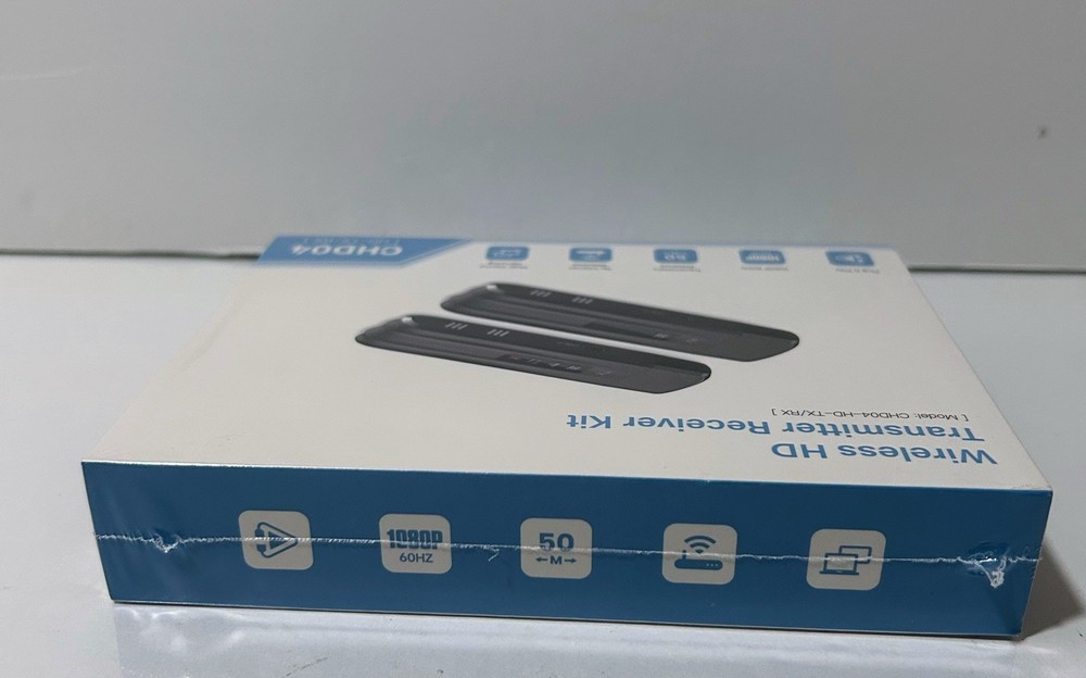 Wireless HD Transmitter Receiver Kit CHD04-HD-TX/RX-New Sealed