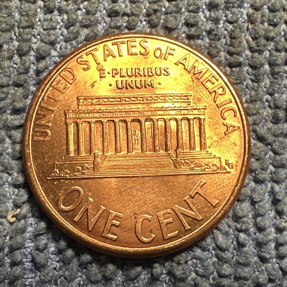 1995 Penny Die Chip Obverse Error! Beautiful Coin
