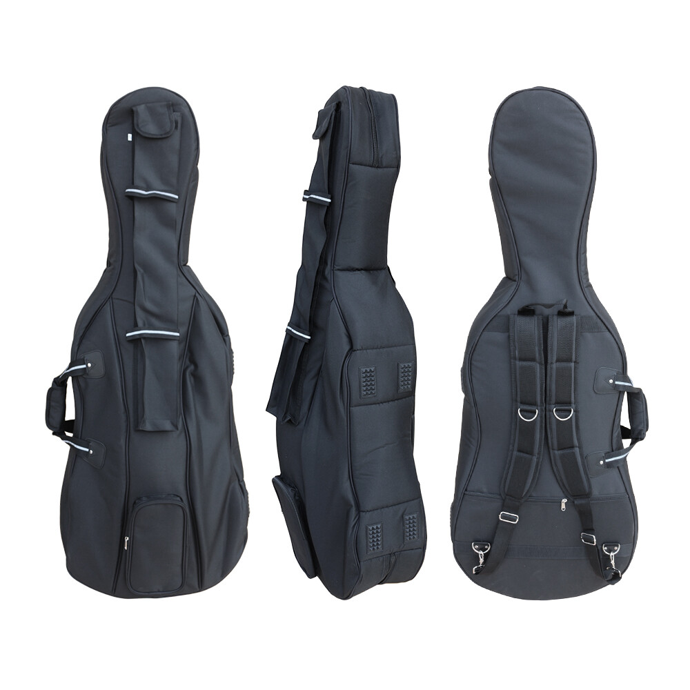 4/4 Cello case Thickened Soft Bag Cello Gig Bag Multiple Pockets Strong
