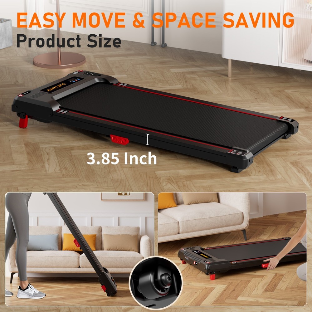 Walking Pad Treadmill，Compact Treadmill ，Small Running Pad with LED Display
