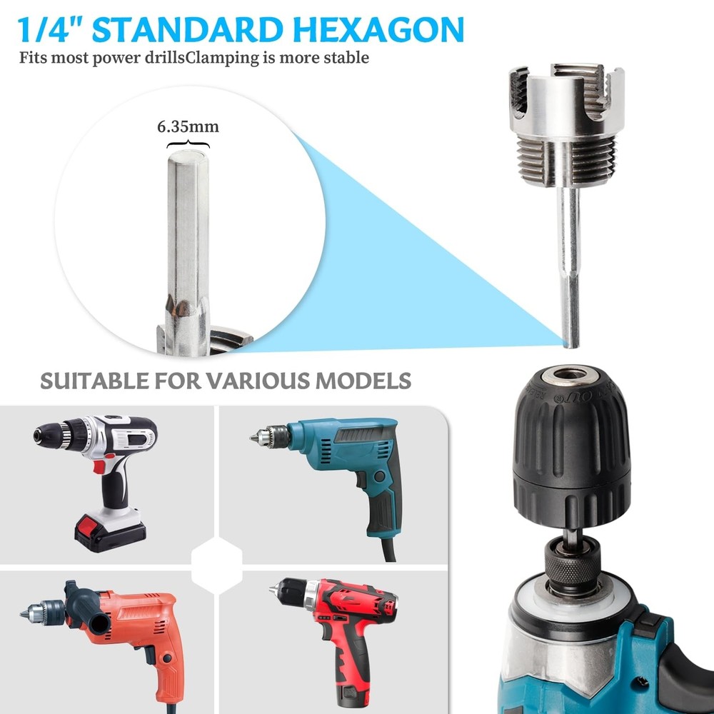 3Pcs Integrated Internal & External Pipe Threading Tool, DualFunction Pipe Th...