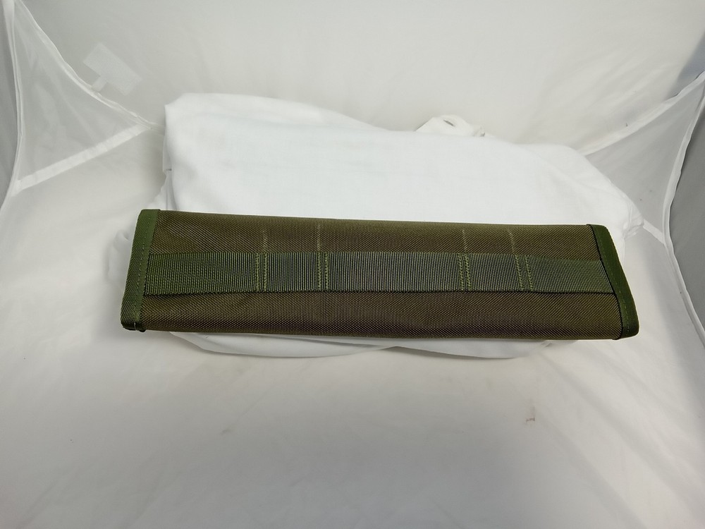 Sand bag holder OLIVE single "hook and loop" closure
