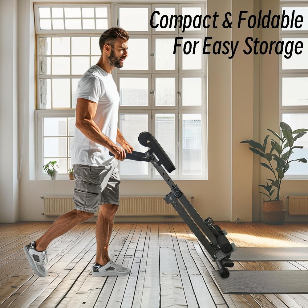 Adjustable Bench Foldable Exercise Bench Back Extension Machine Roman Chair