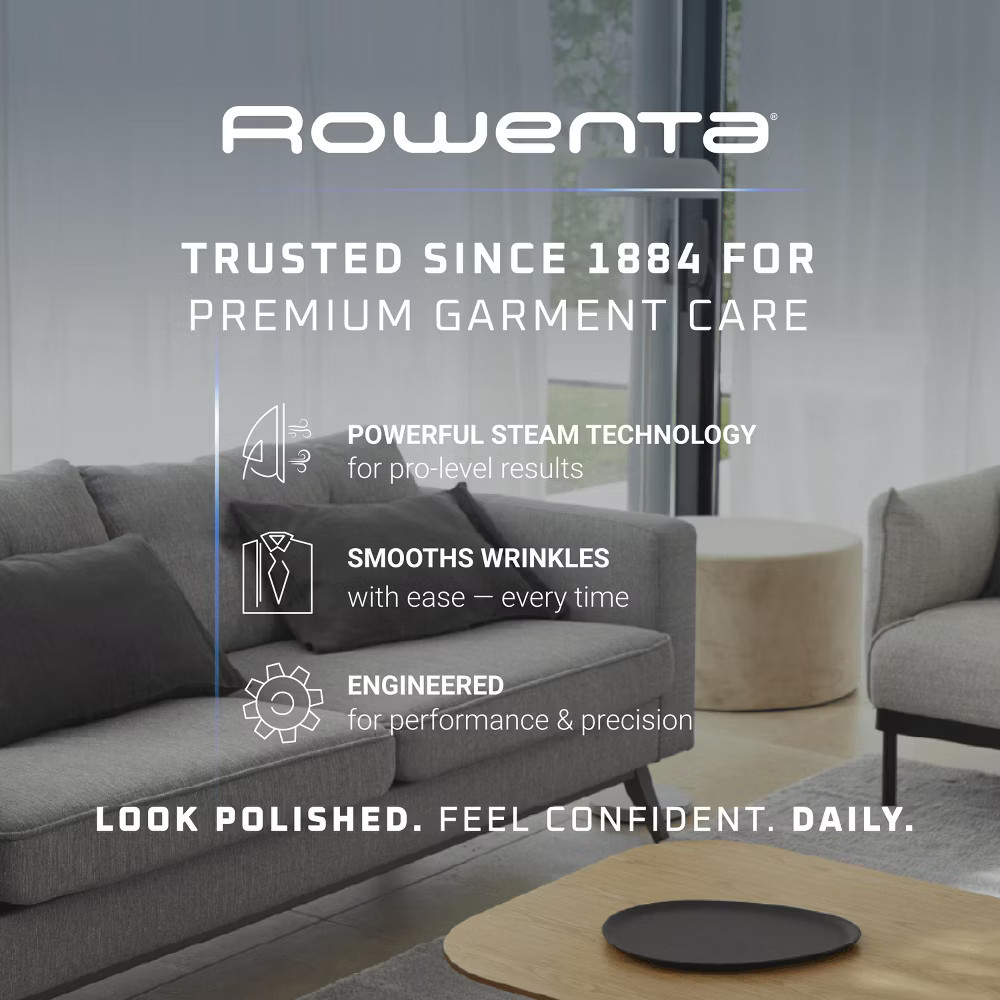 Rowenta Freemove Force 1600W Cordless Steam Iron with Stainless Steel