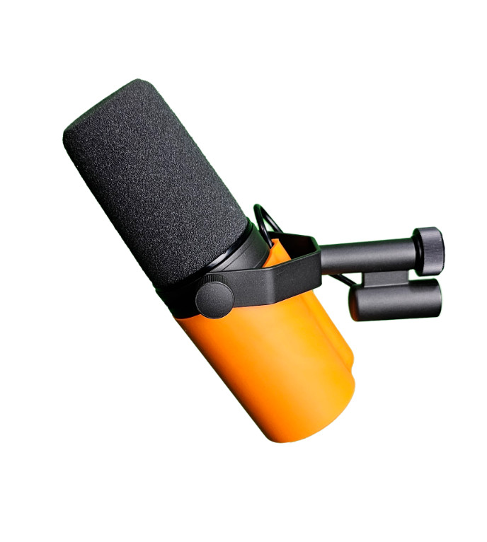 SM7B Orange Microphone Base Cover for Shure SM7B/SM7dB Durable Removeable Stye
