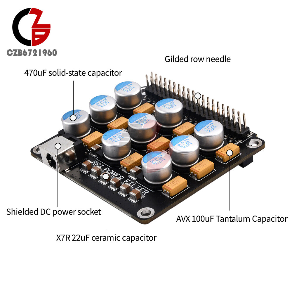 Power Filter Purifier Board module for Raspberry Pi DAC Audio Decoder Board