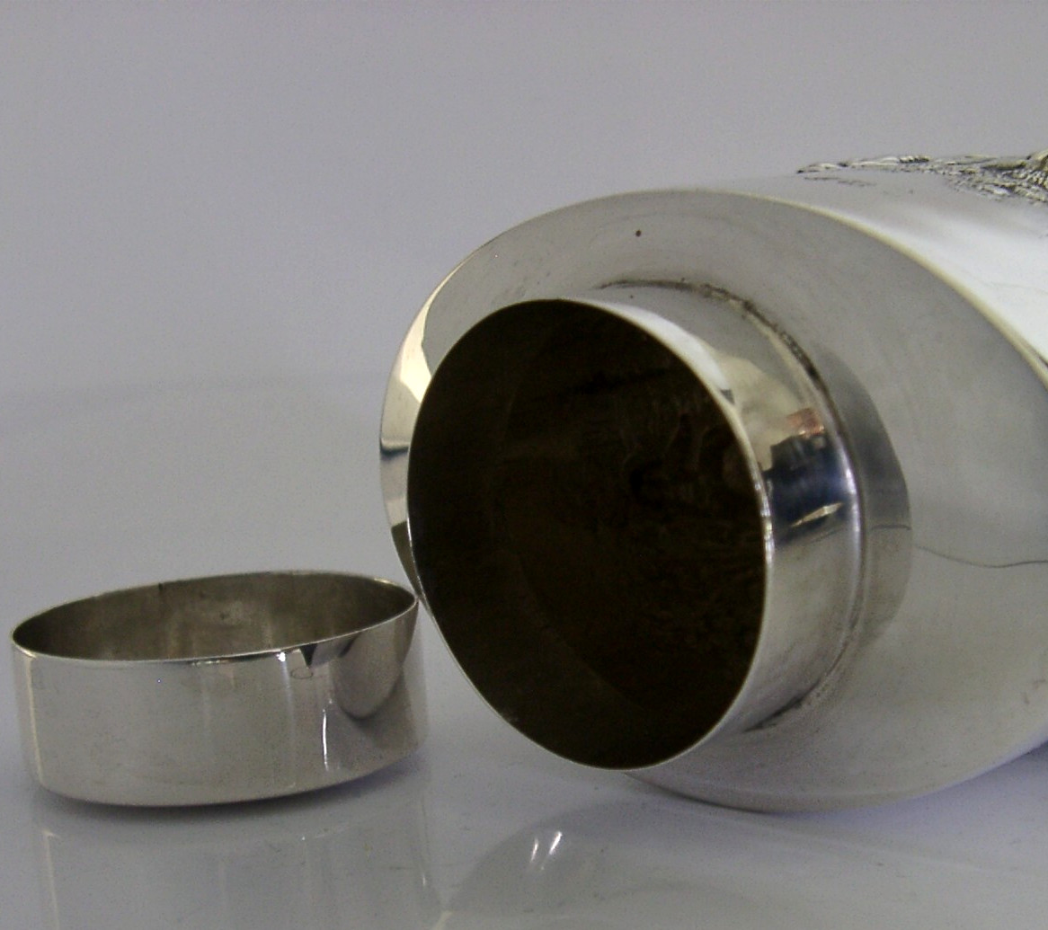 BEAUTIFUL CHESTER 1899 VICTORIAN SOLID STERLING SILVER TEA CADDY BOX ANTIQUE