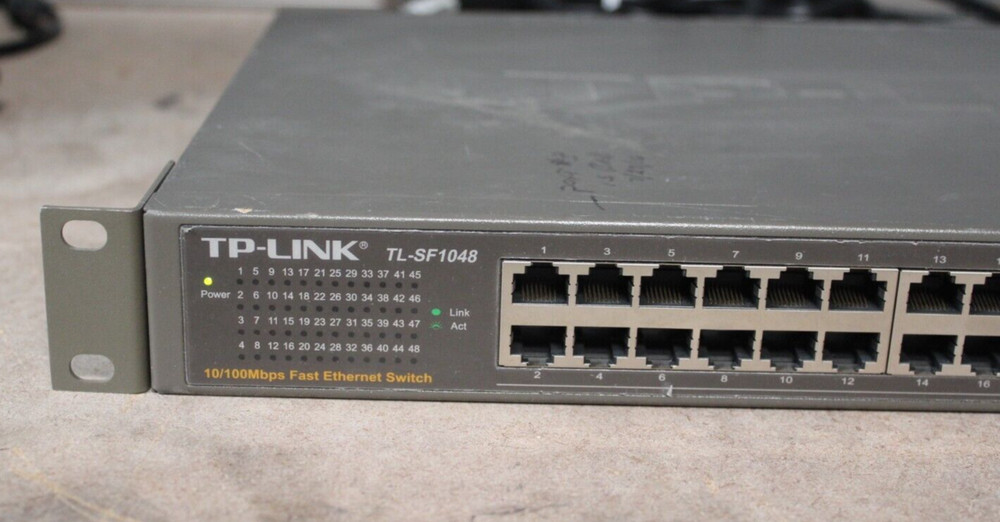 TP-LINK Technologies TP-Link (TL-SF1048) 48-Ports Rack-Mountable Ethernet Switch