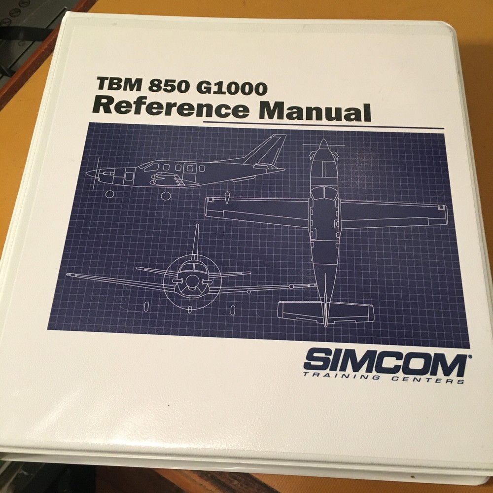 Socata TBM 850, G1000 Reference Manual