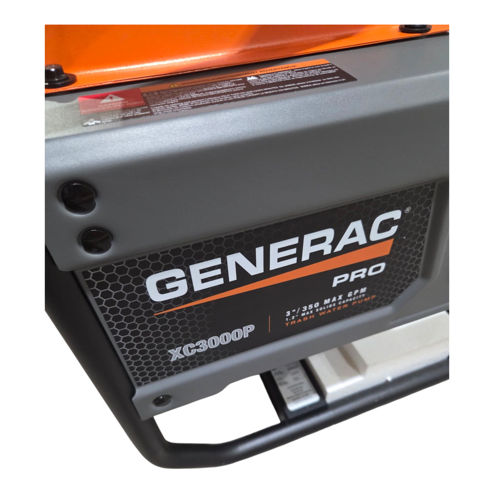 Generac PRO - XC3000P 3" Trash Water Pump