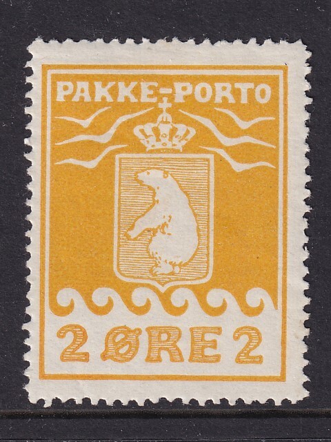 Greenland 1915 MI 5A MLH VF / CAT VALUE $280 / ICEBEAR