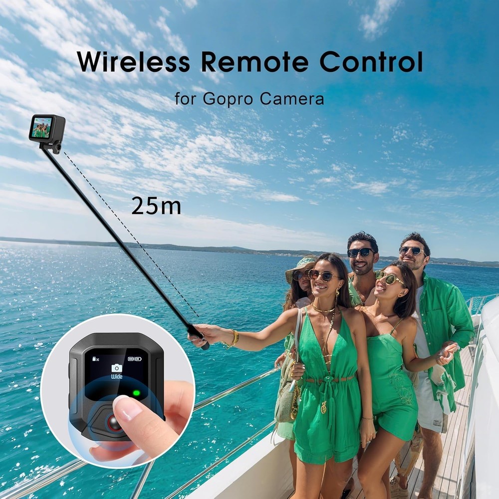 Remote Control for GoPro Hero 13, Wireless Portable Smart Controller with Wri...