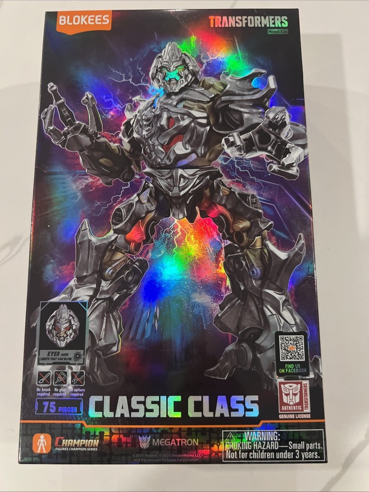 Transformers Blokees Classic Class 10 Megatron Model Kit Action Figure New 75 pc
