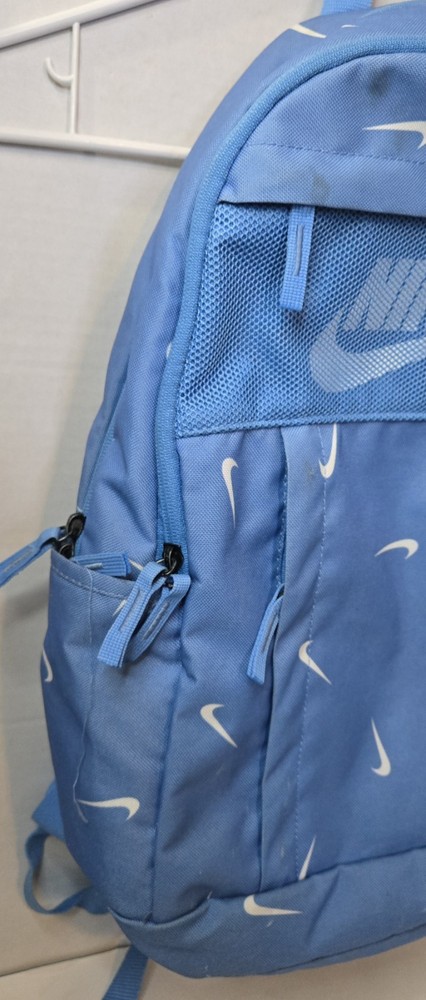 Nike Elemental Swoosh Logo Sky Blue Basic School Sports Backpack