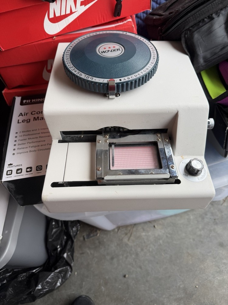 Wonder Embosser Machine Embossing Machine Commercial Stamping Equipment Tool