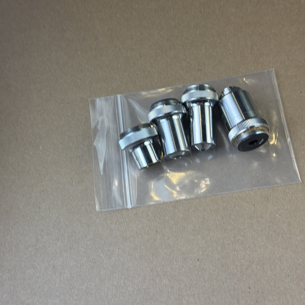 Edscorp Microscope Objective Lot 5x 10x 20x 40x Japan