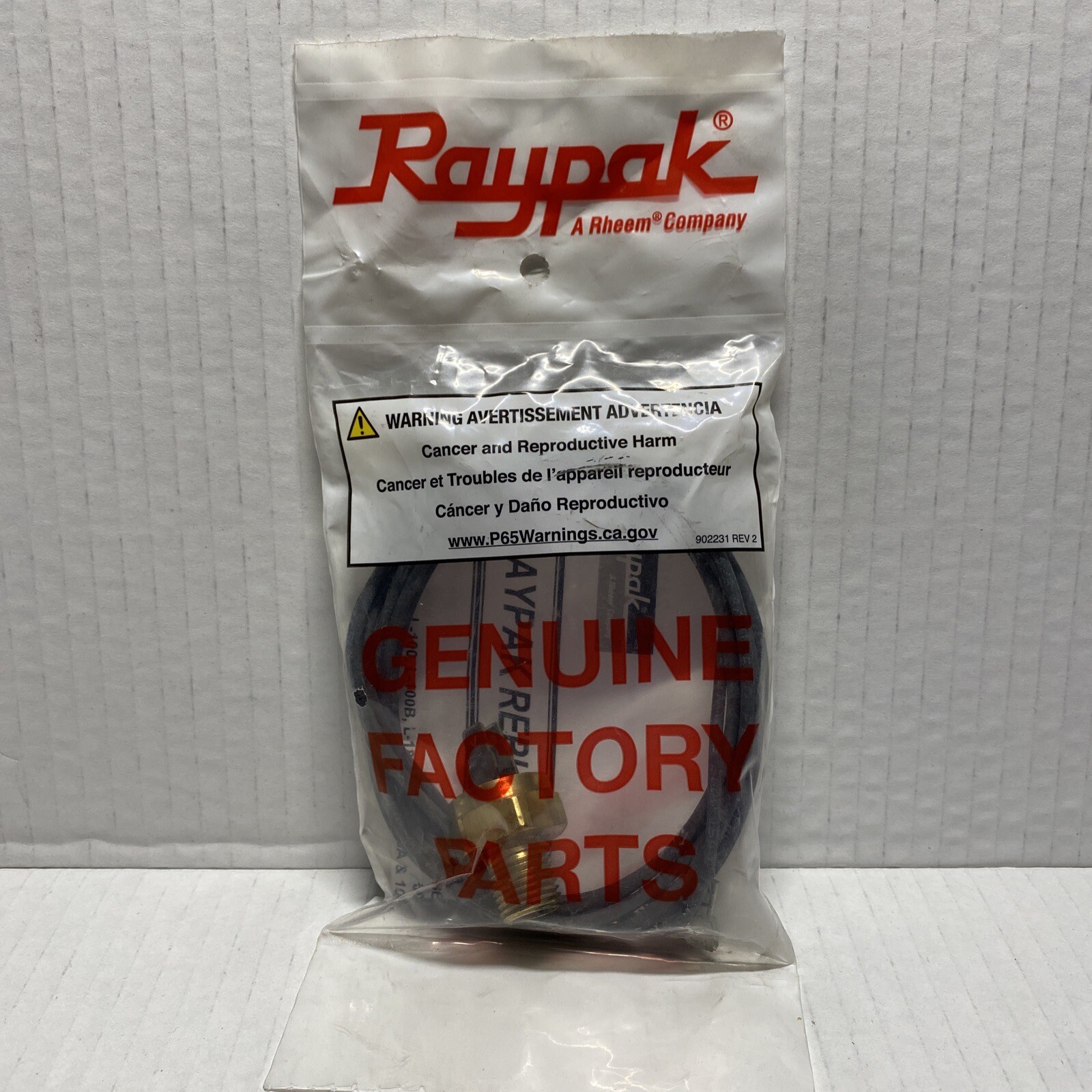 Raypak 600892B High Limit 135F Auto Reset-Kit NIB