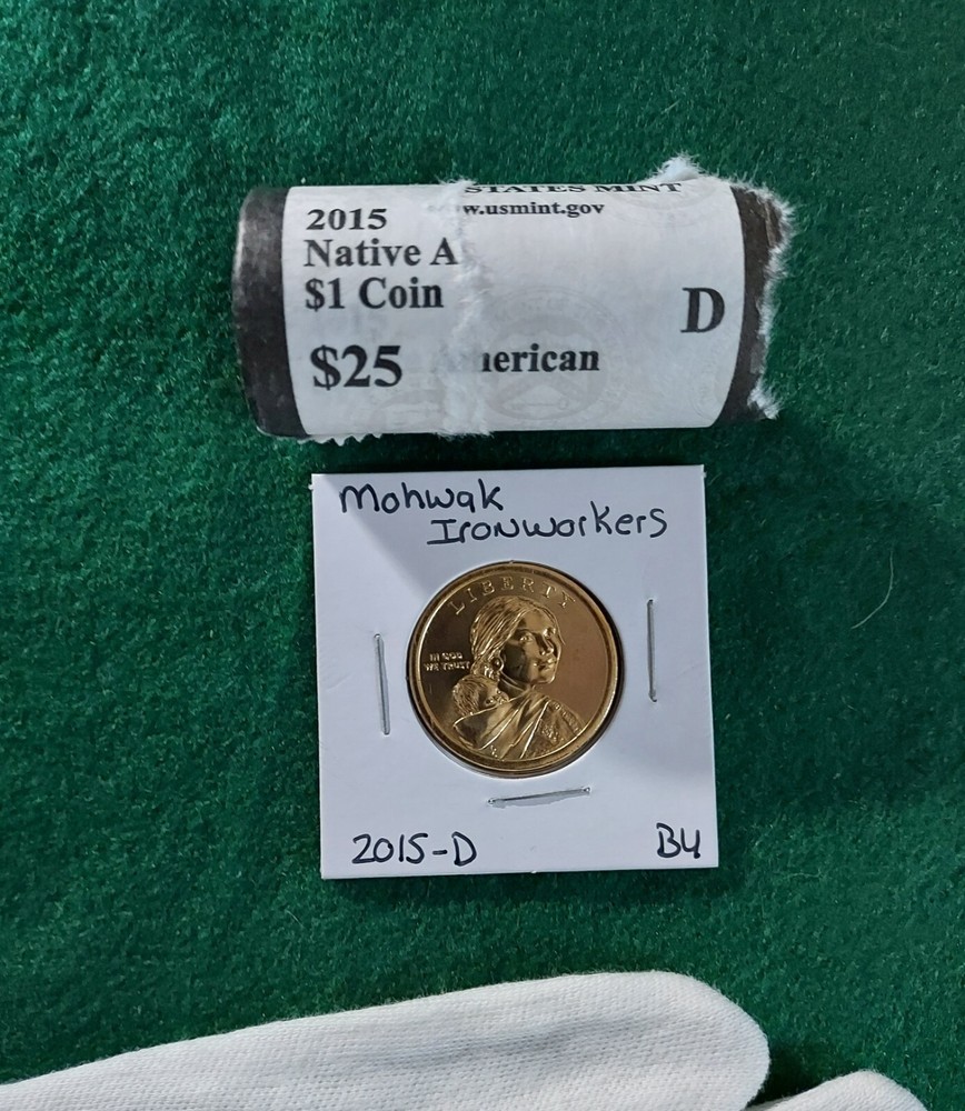 2015-D Native American Dollar Mohawk Ironworker
