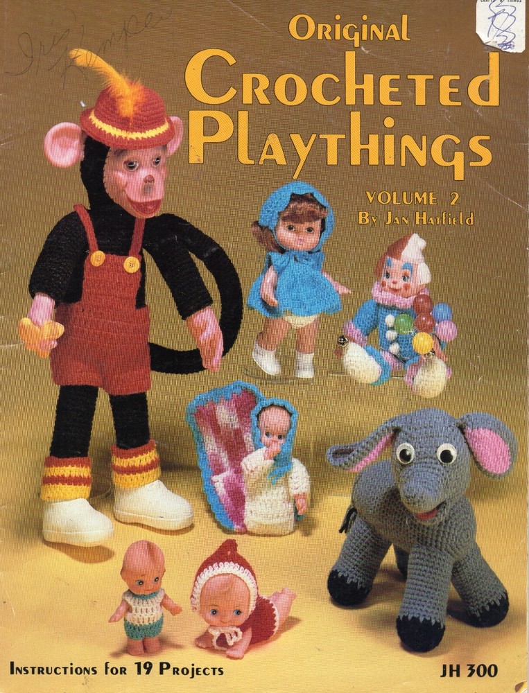 ORIGINAL CROCHETED PLAYTHINGS VOL. 2 CROCHET PATTERN BOOKLET