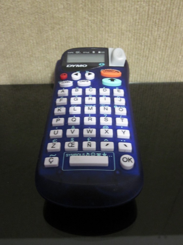 Dymo Letra Tag Blue 2000 Handheld Label Maker Printer