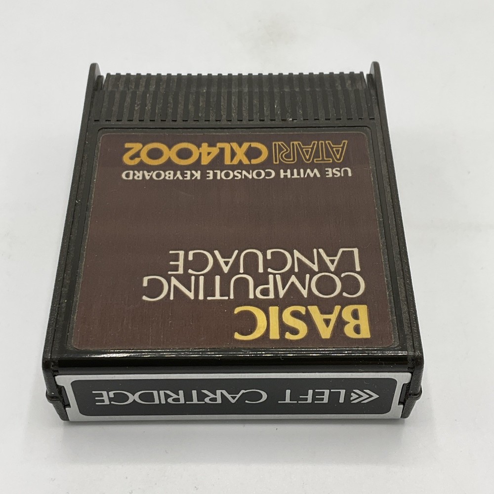 BASIC : Computing Language CXL4002 Original ATARI Computer Cartridge