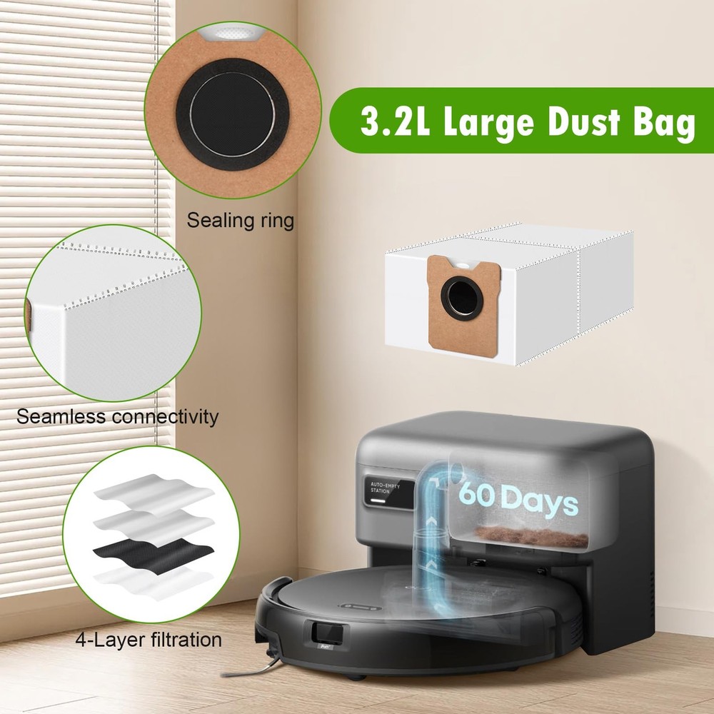 20 Pack Replacement Accessories Compatible with eufy C10 Robot Vacuum Cleaner...