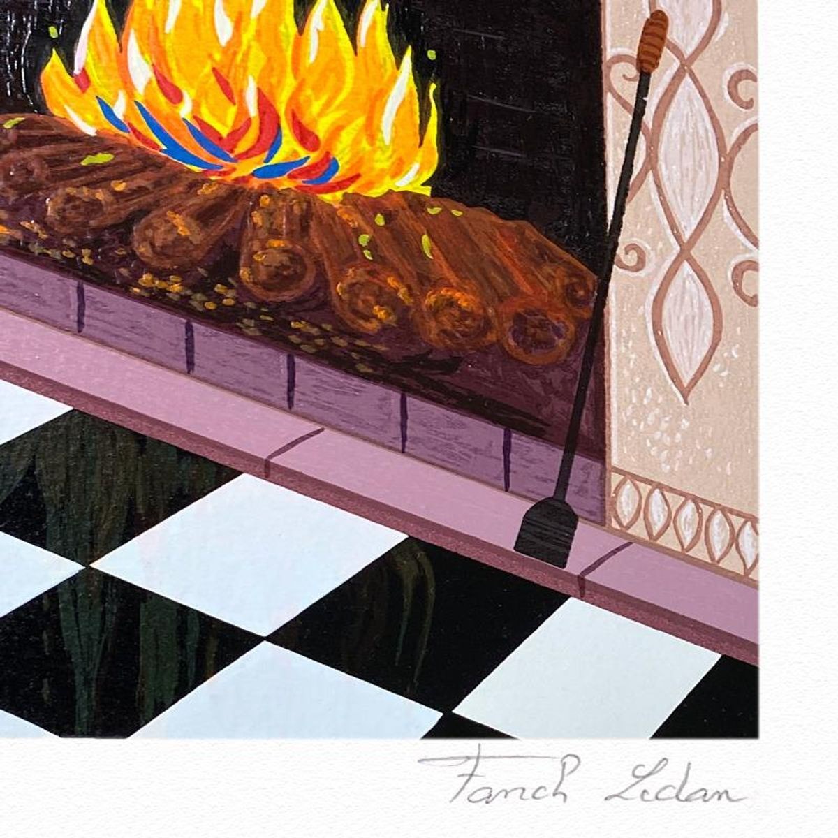 Fanch Ledan, "Chagall in Paris" Limited Edition Serigraph, AP Numbered and Hand