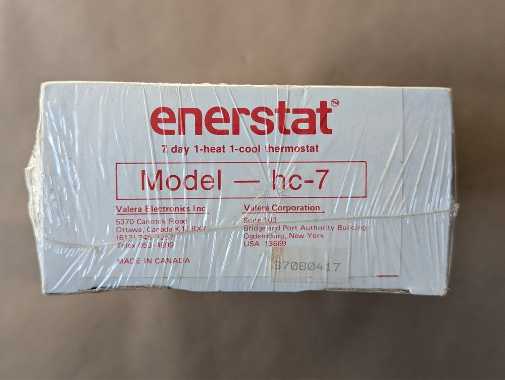 Enerstat HC-7 7-Day Programmable Thermostat