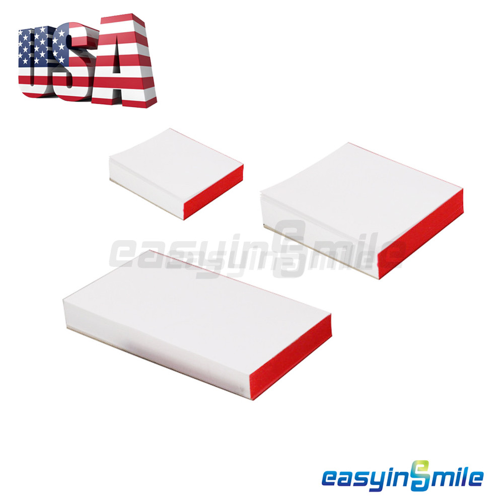 300 Sheet Dental Mixing Pads Paper/Poly Coated 2Side Disposable S/M/L cement USA