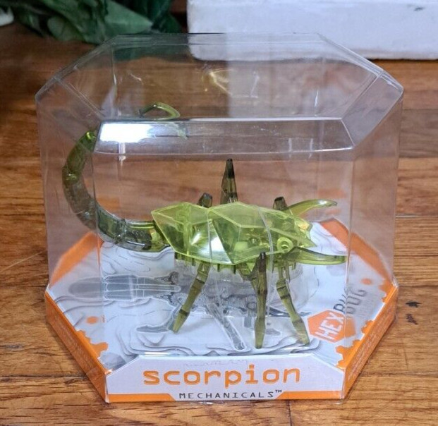 Hexbug Scorpion Green Mechanicals Robot Insect Micro Robot Creature