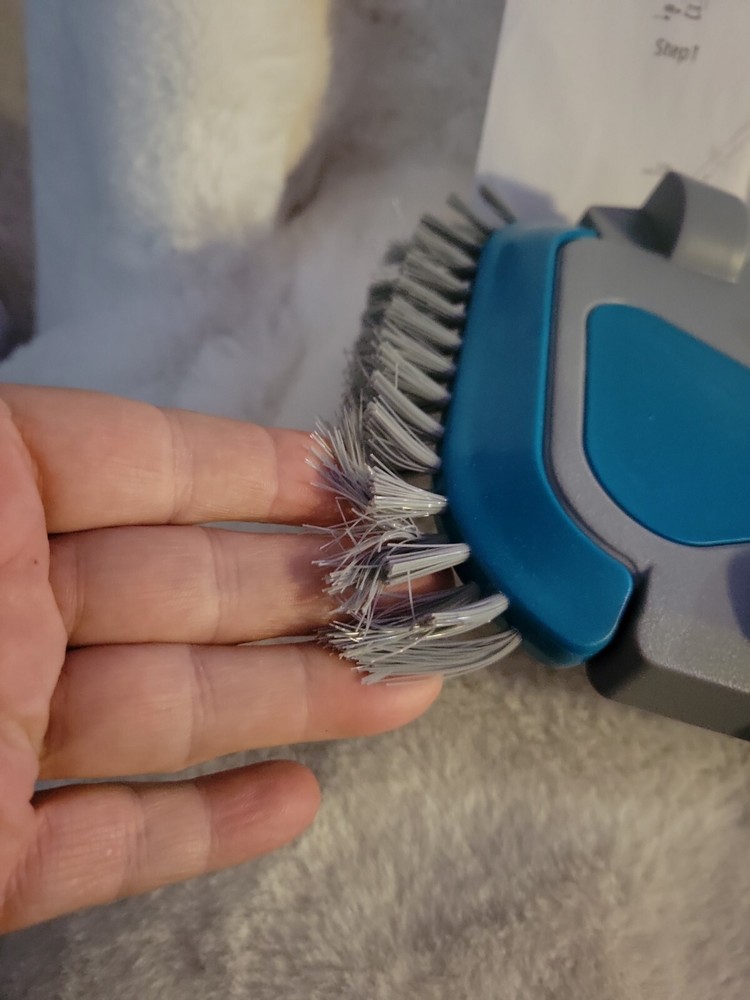 Rectangle Pool Vacuum Head with Side Nylon Bristles,