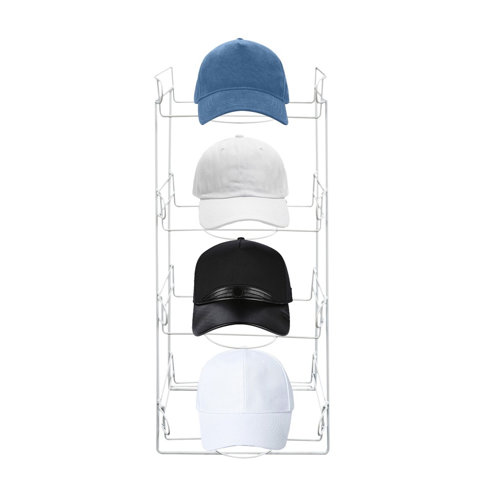 4-tier Hat Display Stand, Tabletop Hat Display Rack, Hat Display Rack for Retail