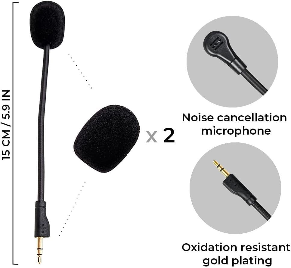 Replacement Microphone for Logitech G PRO X2 & X Wireless Gaming Headsets