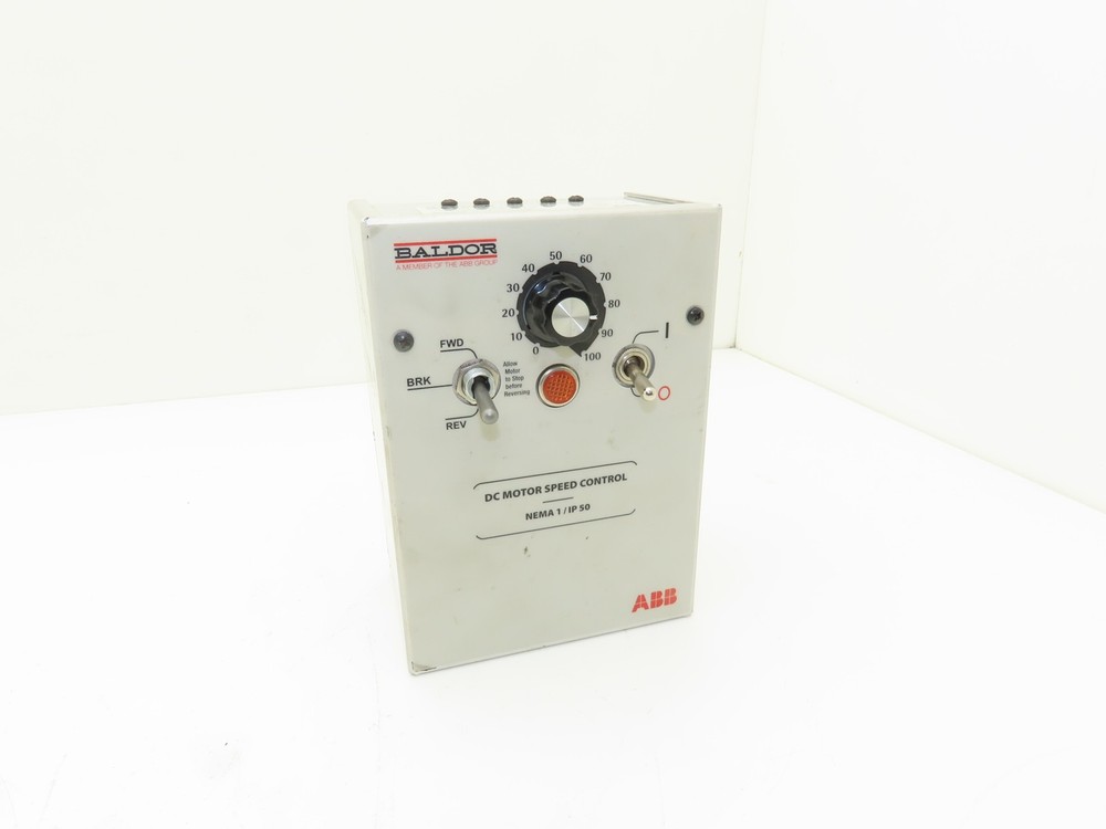 Baldor BC140-FBR DC Motor Variable Speed Control Drive 115/230V 1PH Input