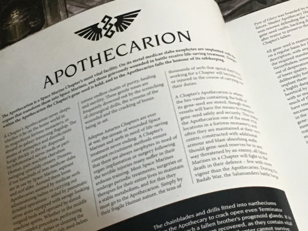 BOOK WARHAMMER 40K CODEX SPACE MARINES 9TH ED 2020 HB USED HARDBACK