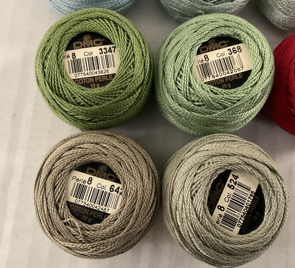 DMC Perle 8, Lot Of 8