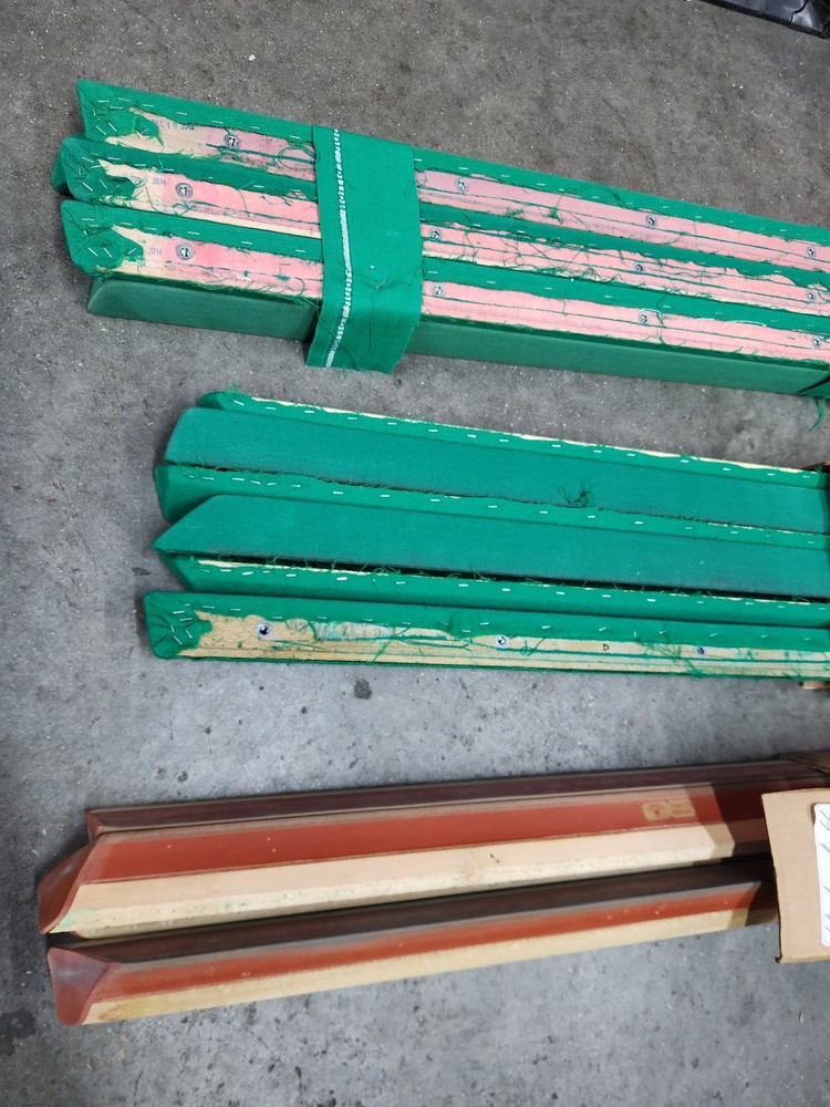 Original Valley 5-bolt pool table rails 7ft